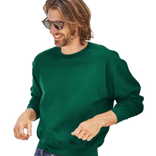 Fruit Of The Loom Mens Supercotton Sweatshirt (College Green) - Image 1