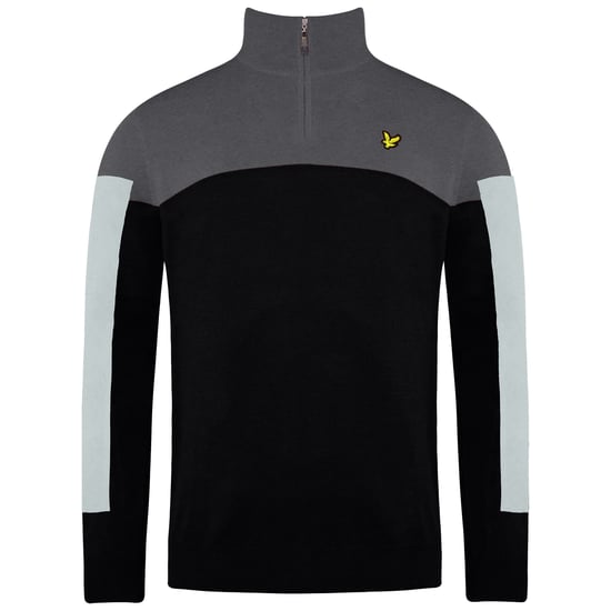 Lyle y Scott Moffat Golf Mens Verdadero negro - Image 1