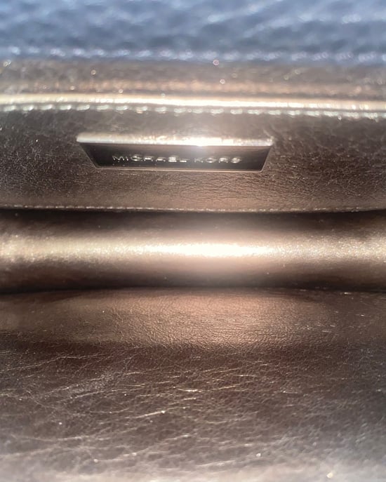 Michael Kors Snakeskin Embossed Clutch Bag in Green Leather - Image 5