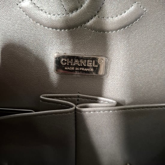 Chanel Medium Classic Patchwork Double Flap Shoulder Bag in Multicolor Denim - Image 6