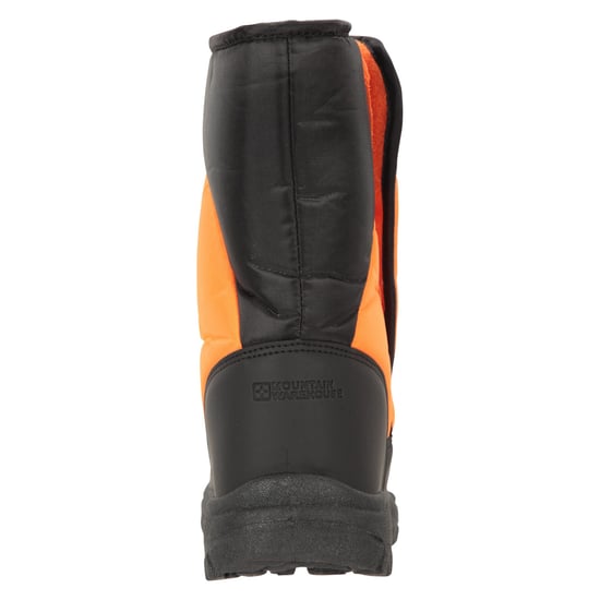 Mountain Warehouse Childrens/Kids Caribou Adaptive Striped Snow Boots (Orange) - Image 2
