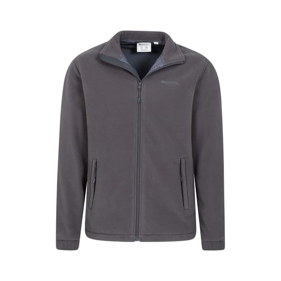 Mountain Warehouse Mens Bernard II Windproof Fleece Jacket (Grey) - Image 5