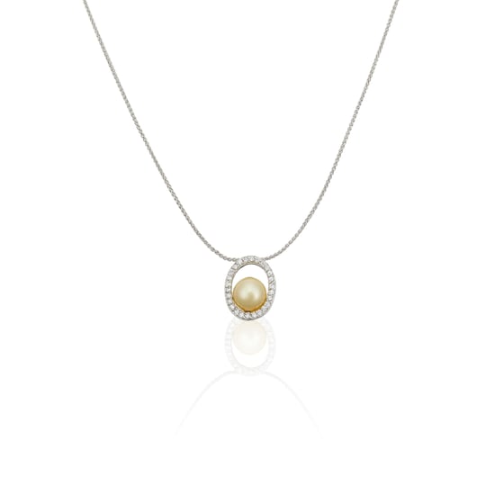 Orphelia Women's 925 Sterling Silver Chain with Pendant - Silver PEN-1992 - Image 2