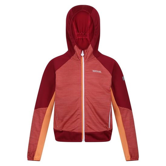 Regatta Childrens/Kids Prenton II Hooded Soft Shell Jacket (Mineral Red/Rumba Red)