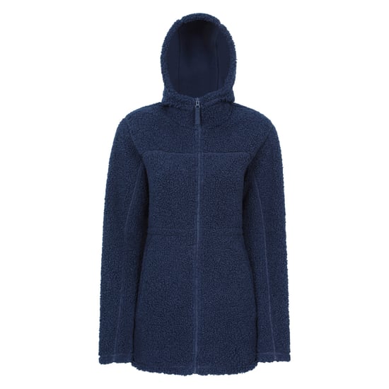 Mountain Warehouse Womens/Ladies Melrose Longline Fleece Jacket (Navy) - Image 1