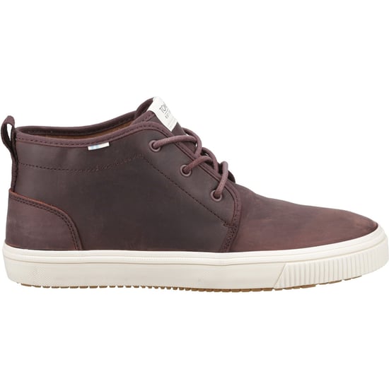 TOMS Carlo Mid Terrain Leather Men's Clover Brown Trainers - Image 6