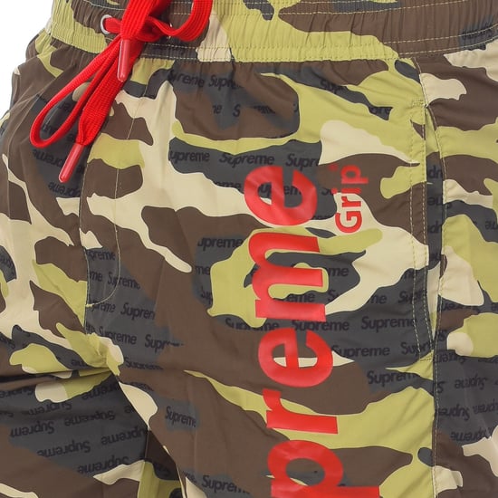 Men's Camo Print Boxer Swimsuit CM-30067-BP