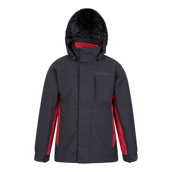 Mountain Warehouse Childrens/Kids Cannonball 3 in 1 Waterproof Jacket (Grey) - Image 1