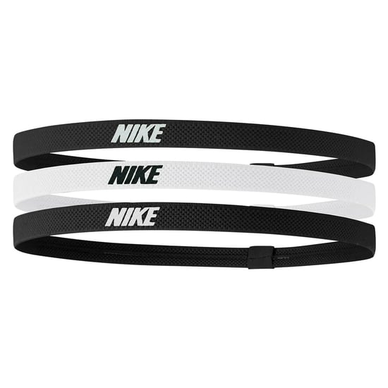 Nike 2.0 Elasticated Headband (Pack of 3) (Black/White) - Image 1