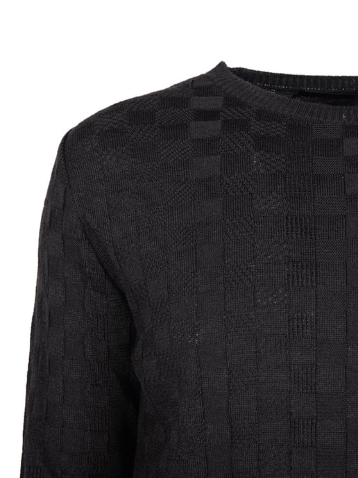 Xagon Man Suéter del hombre negro - Image 3