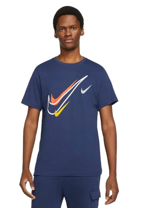 Camiseta azul marino con logo Court Swoosh de Nike para hombre - Image 1