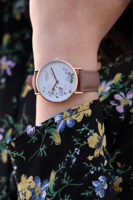 Orphelia Fashion Floral Women's Brown Watch OF711817 - Image 4