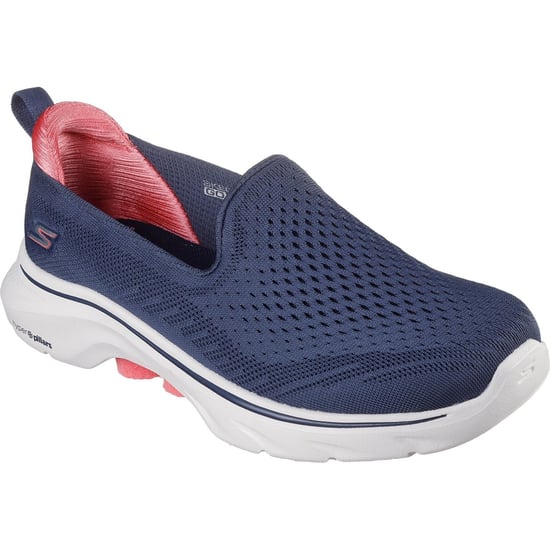 Skechers GO WALK 7 - Vina Textile Women's Navy/Coral Trainers - Image 1