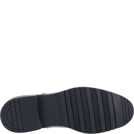 Hush Puppies Mens Sterling Leather Shoes (Black)