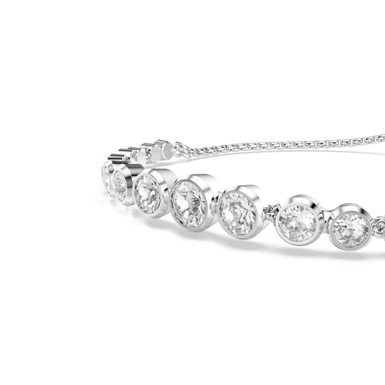 Swarovski 'Imber Organic' Women's Base Metal Bracelet - Silver 5705451 - Image 4