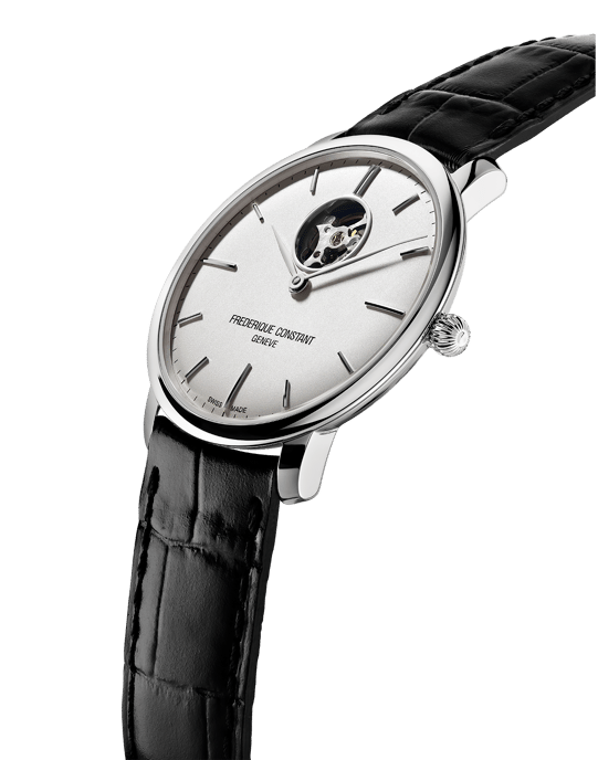 Frédérique Constant Slimline Heart Beat Men's Black Watch FC-312S4S6 - Image 2