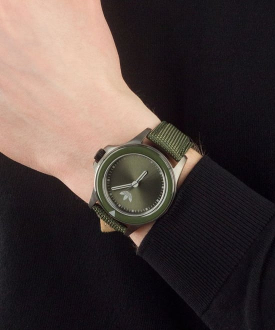 Adidas Originals Expression One Unisex's Green Watch AOFH23017 - Image 4