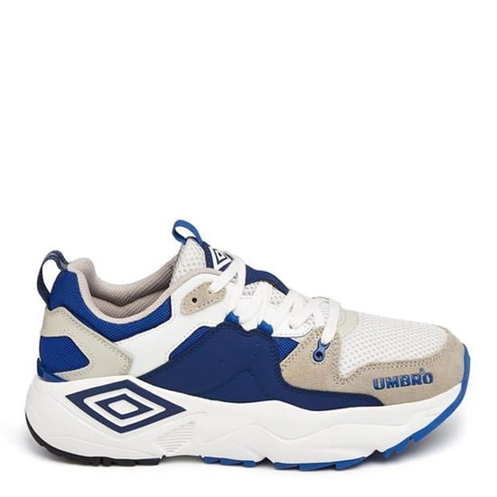 Men's Umbro Run Trainers in White Navy - Image 1