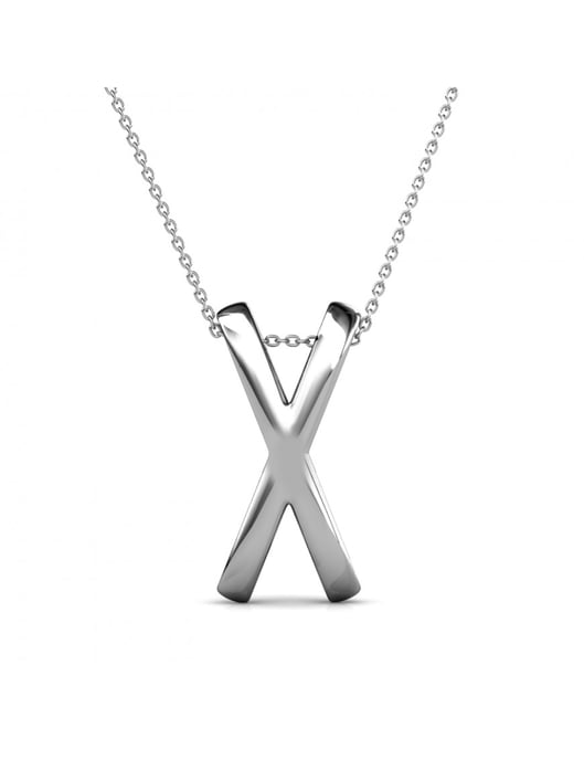 Colgantes X Duo - Plata y Cristal - Image 4