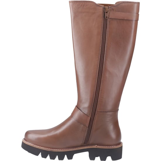Pod Aleena Leather/Textile Women's Tan Boots - Image 4