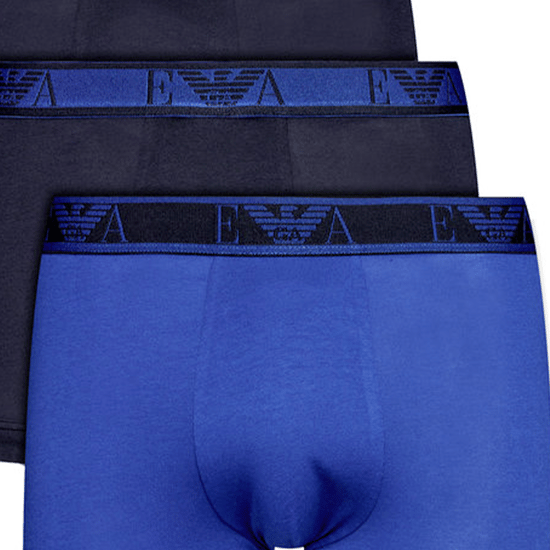 Emporio Armani Boxer Pack x3 sin logotipo para hombre - Image 2