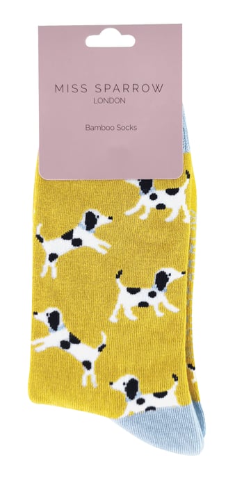 MISS SPARROW - Calcetines de bambú suaves y transpirables con forma de perrito para mujer - Image 2