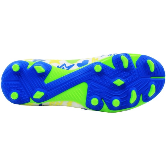 Botas de fútbol Puma Future Match x Neymar FG/AG para niños blancas - Image 5