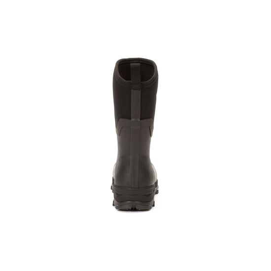 Muck Boots Arctic Ice Mid AGAT Rubber Black/Hot Pink Wellington Boots - Image 2