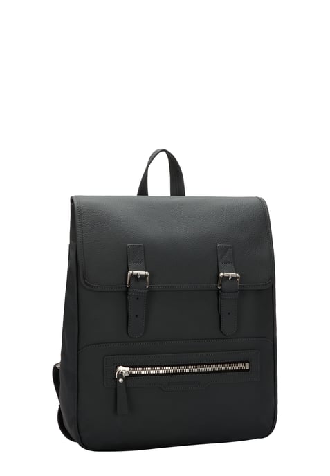 OIL TANNED LEATHER FLAP OVER BACKPACK