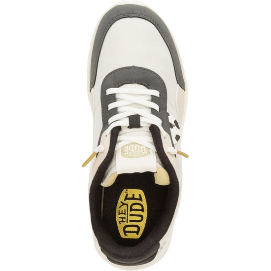 HEYDUDE Hayden Shine Polyester Women's Ivory/Multi Trainers - Image 4