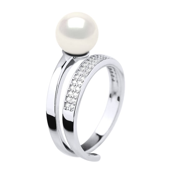 Ring Jewelry - Real Cultured Freshwater Pearl Round 8-9 mm - Image 1