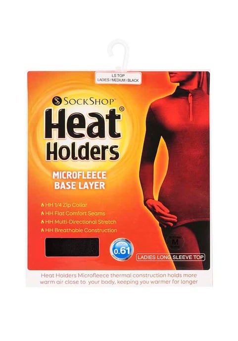 Heat Holders - Blusa Térmica de Microforro de Manga Larga con Media Cremallera para Dama - Image 2