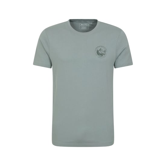 Mountain Warehouse Mens Valley Organic T-Shirt (Light Khaki) - Image 1