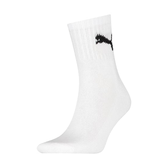 Puma Unisex Adult Lightweight Crew Socks (Pack of 3) (White) - Image 1