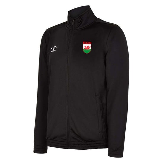 Umbro Wales Tricot Mens Black Track Jacket