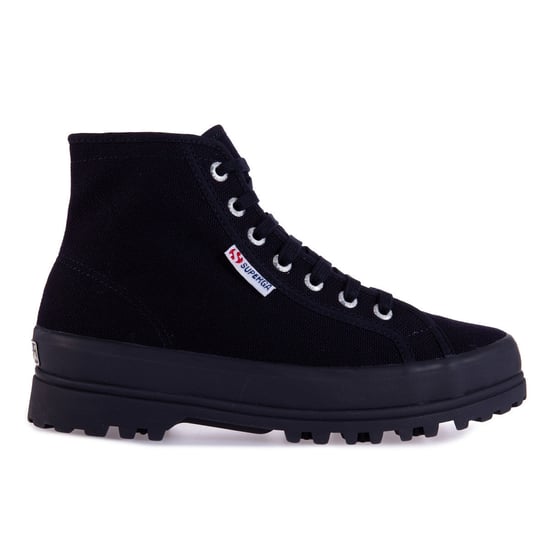 Superga Womens/Ladies 2341 Cotu Alpina High Tops (Blue Anthracite) - Image 1