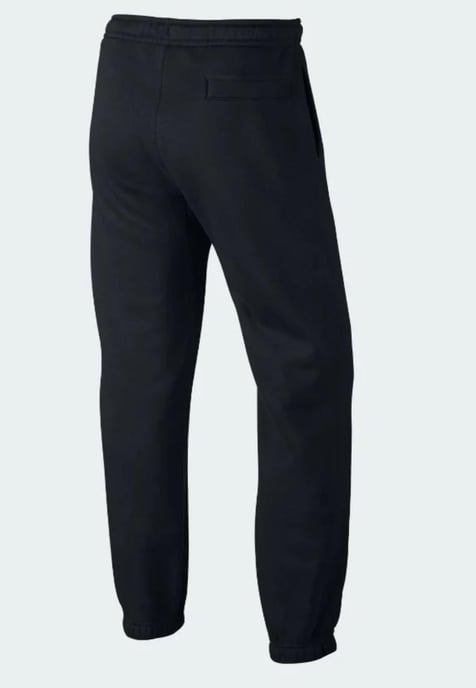 Chándal negro con capucha y forro polar Sportswear Club de Nike para hombre - Image 5