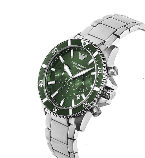 Emporio Armani Diver Men's Silver Watch AR11500 - Image 3