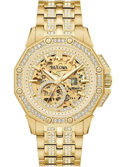 Bulova Octava Men's Gold Watch 98A292 - Image 1