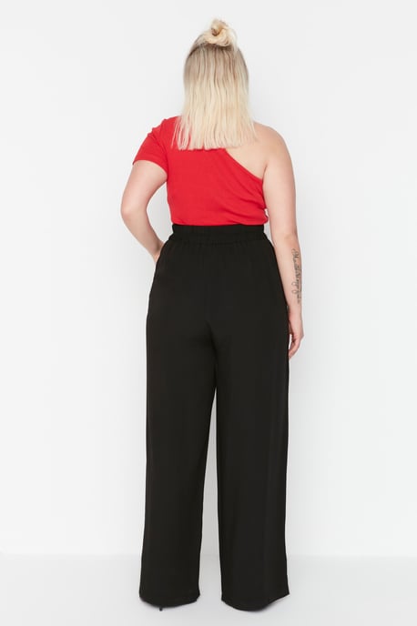 Trendyol Women's Waist Wide Leg Plus Size Trousers - Image 5