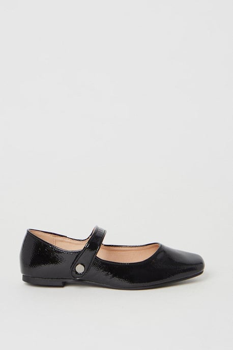 Paulette Square Toe Mary Jane Ballet Flats