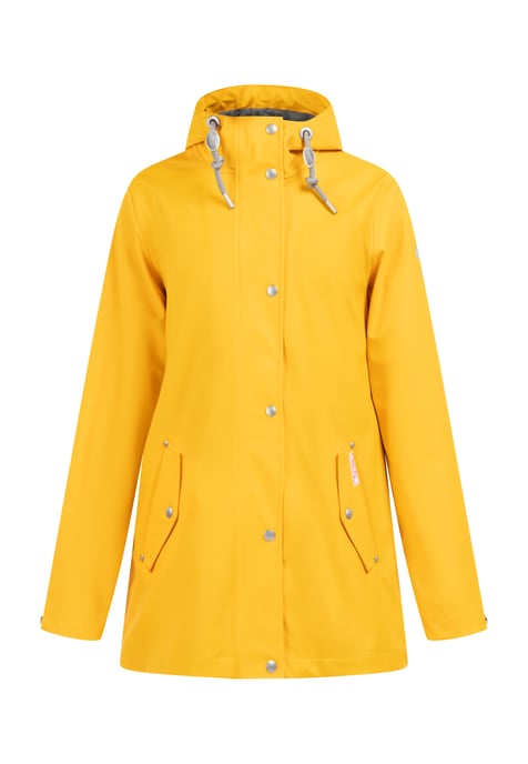 Mymo rain jacket women sunny yellow - Image 1