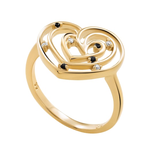 Orphelia 'Euphoria' Women's 925 Sterling Silver Ring - Gold ZR-7522/G