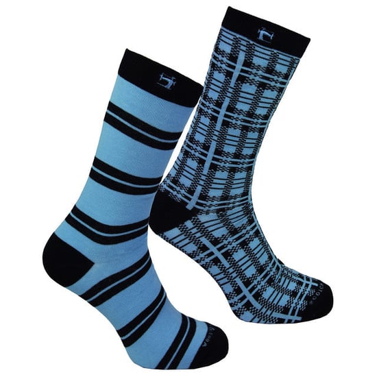 Scotch & Soda Pack de 2 calcetines de rayas azules para hombre - Image 1