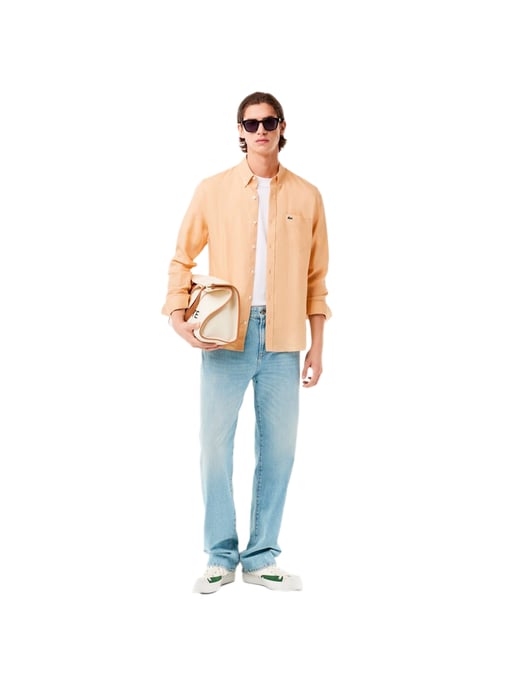 Camisa Lacoste de hombre con estampado de cocodrilo - Image 3