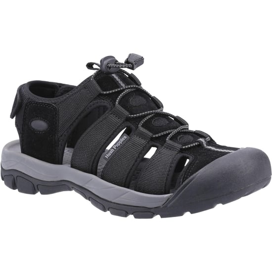 Hush Puppies Mens Peru Sandals (Black) - Image 1