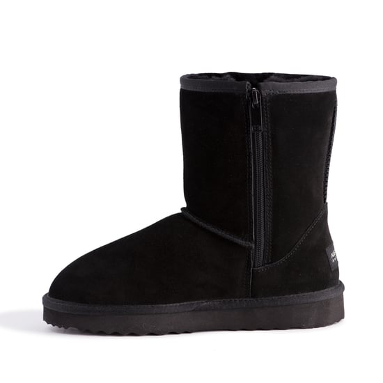 Aus Wooli "Bronte" Australia Mid Calf Zip, Black