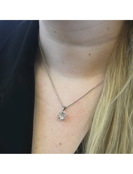 Colgantes Lily - Plata y Cristal - Image 2