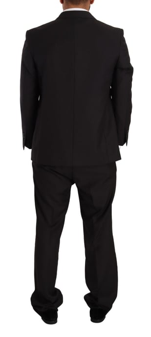 Traje Formal de Hombre de Una Sola Botonadura en Gris Oscuro Domenico Tagliente - Image 3