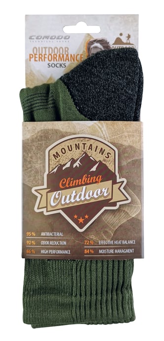 COMODO - Calcetines de Senderismo de Bambú para Verano | Talón y Puntera Acolchados Anti Ampollas | Hombres y Mujeres - Image 2